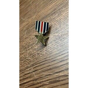 Bronze Star Medal Miniature Lapel Pin - US Military Award